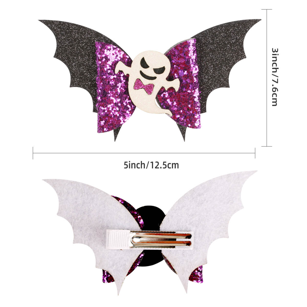 Halloween Wing Hair Bows