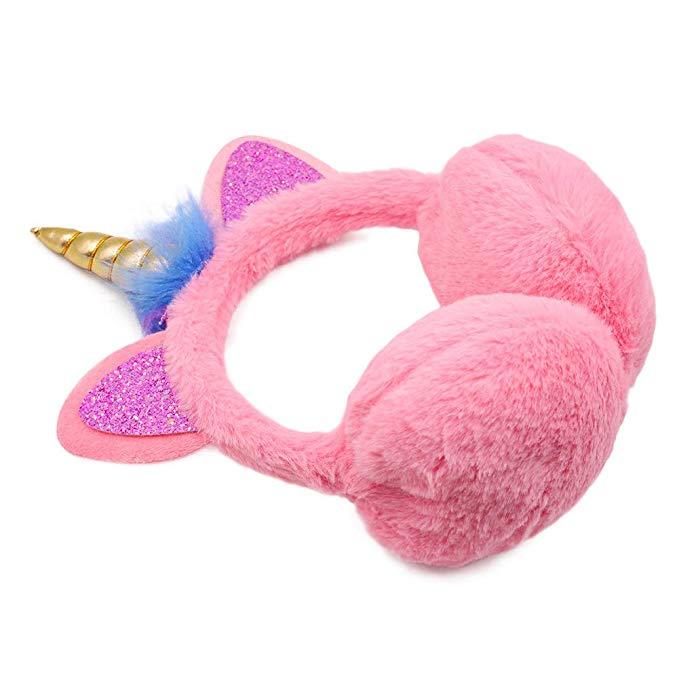 Cute Plush Unicorn Winter Warm Earmuffs