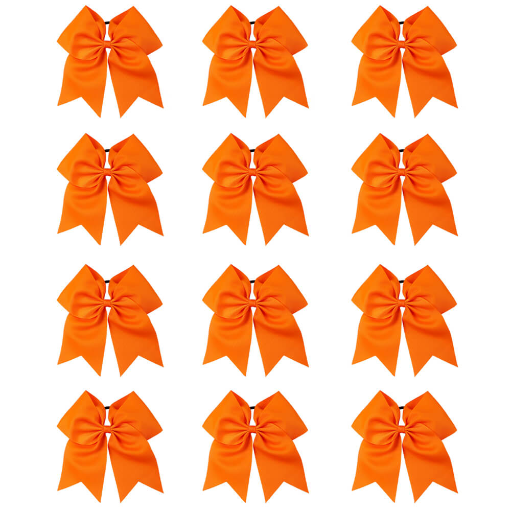 12PCS 7" Large Cheer Bows for Cheerleading Teen Girls