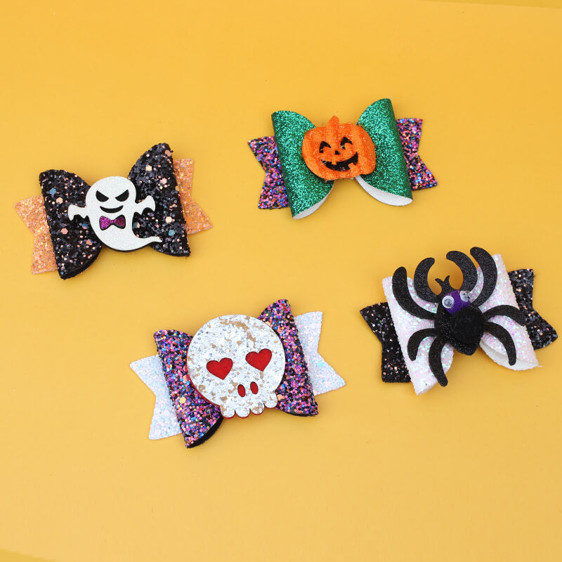 Halloween hair bows