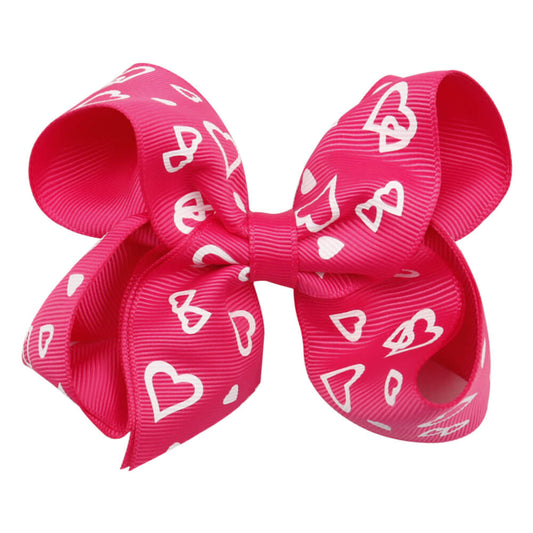 Grosgrain Valentine's Day Hair Bows