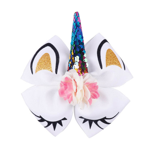 Unicorn Cute Hair Bows