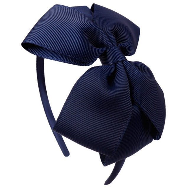 4'' Solid Color Bow Girl Headbands