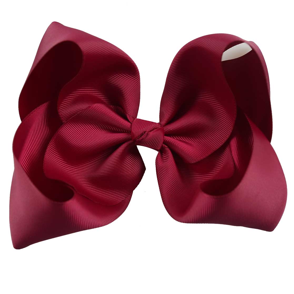 8 Inches Oversized Solid Color Hair Bows