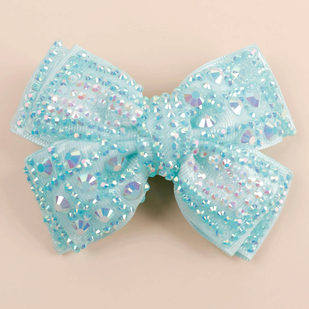 3.5'' Full Rhinestone Hair Bow Clips