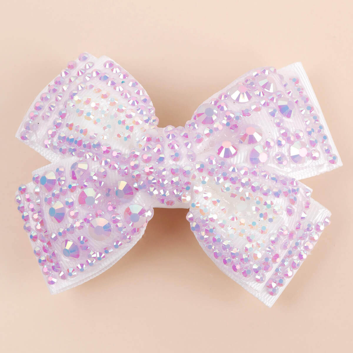 3.5'' Full Rhinestone Hair Bow Clips