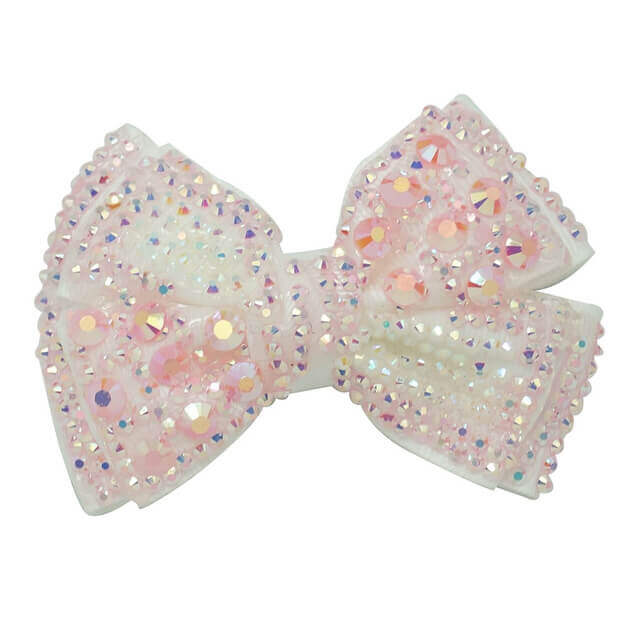 3.5'' Full Rhinestone Hair Bow Clips