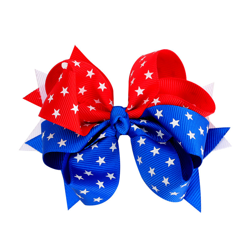 4th of July Hair Bows for Girls