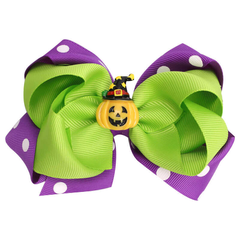 cute pumpkin hair clips