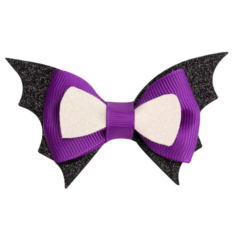Halloween Bat Bow Hair Clips