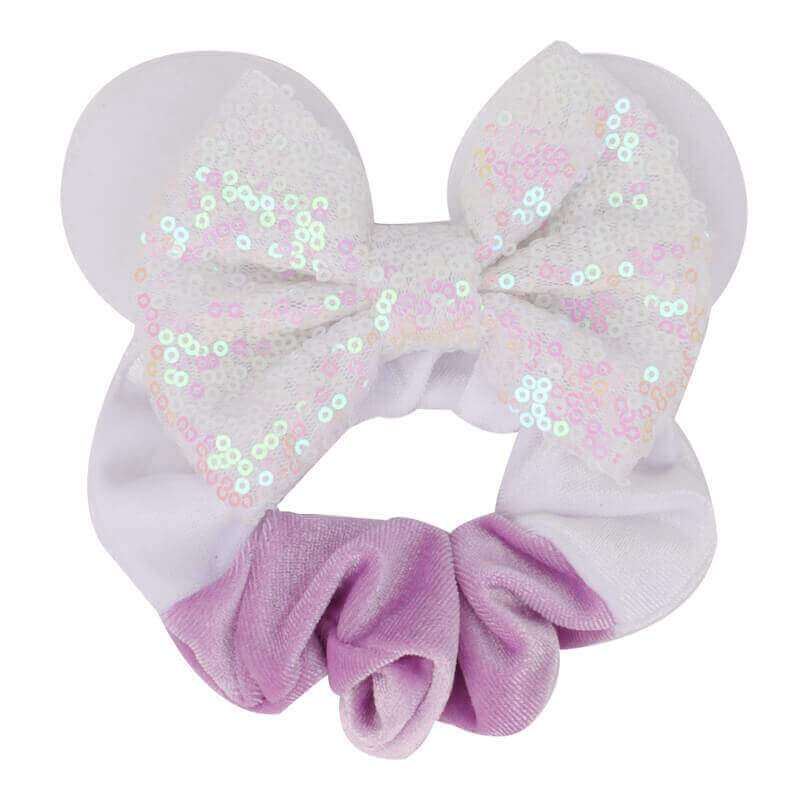 Cute Sequin Bow Scrunchies