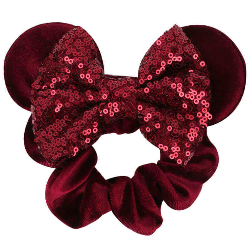 Cute Sequin Bow Scrunchies