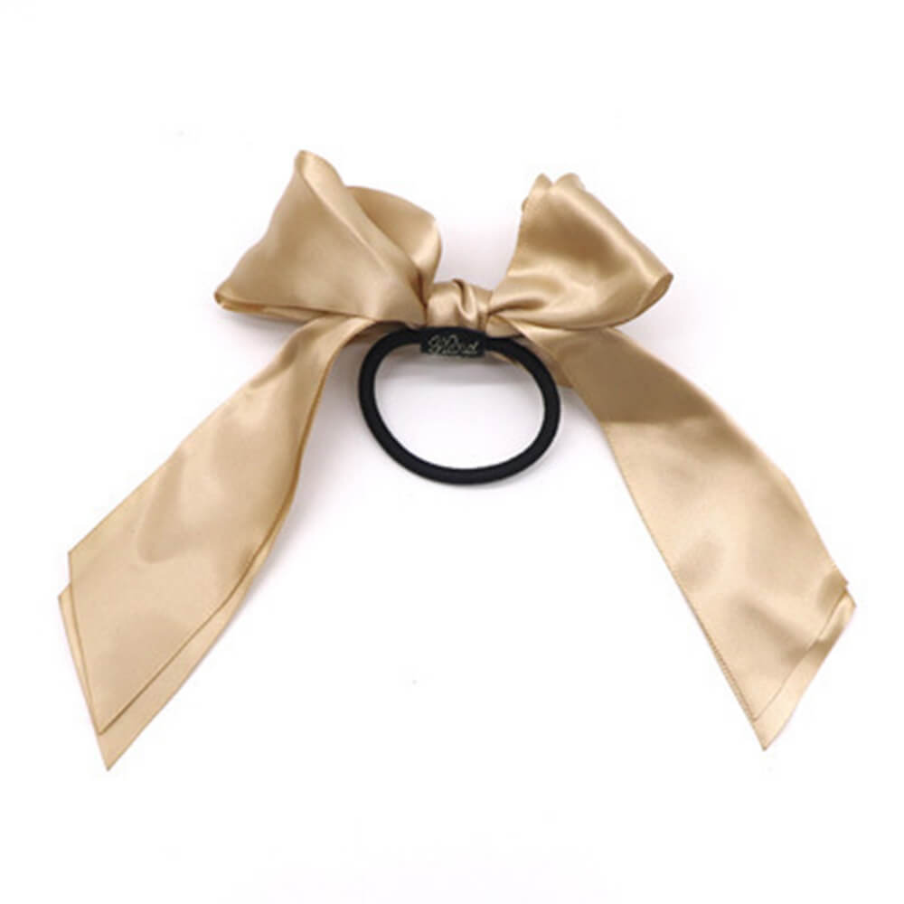 Large Satin Bow Hair Ropes for Girls