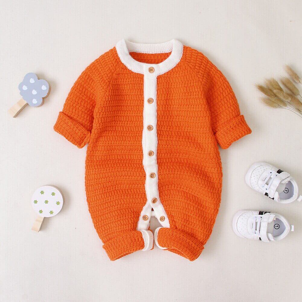 Long Sleeve Baby Romper Crawling Suit