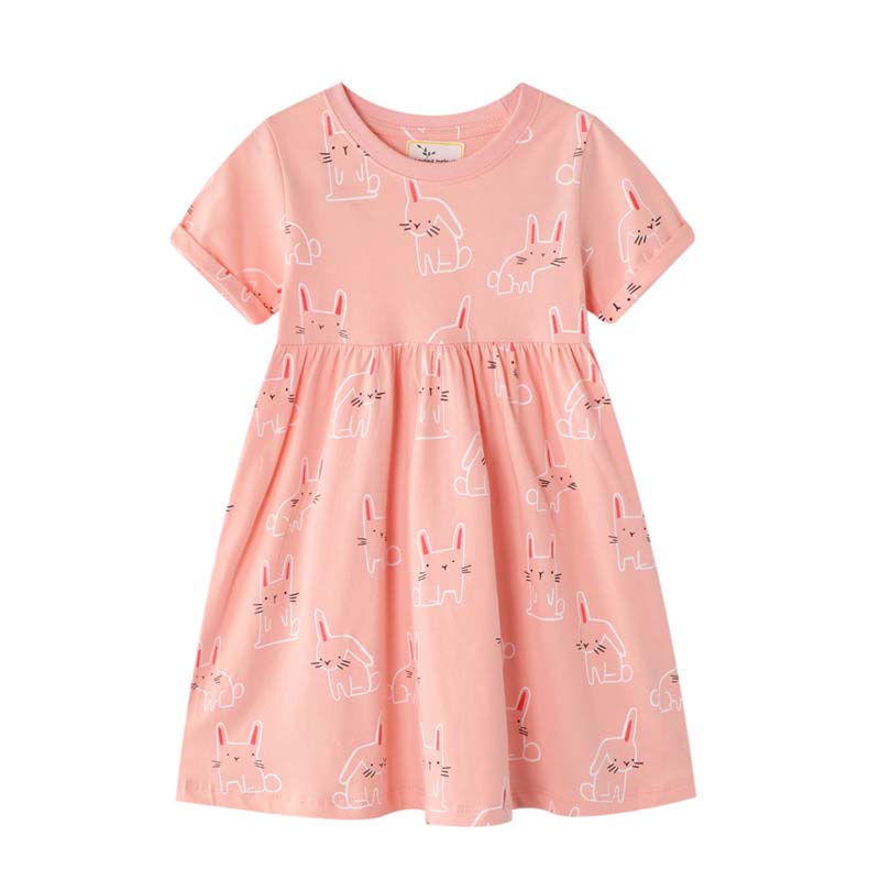 Cute Rabbit Summer Cotton Dress