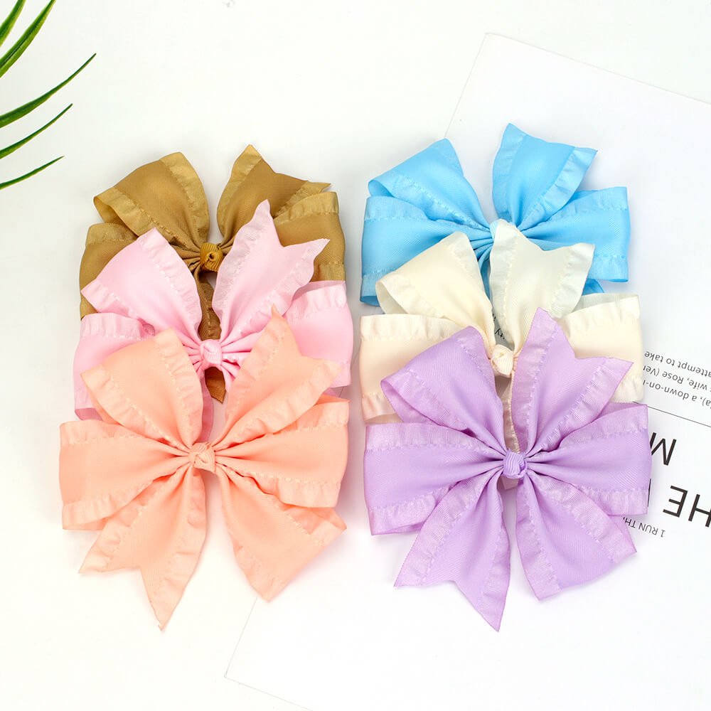 4'' Candy Color Pinwheel Hair Bows