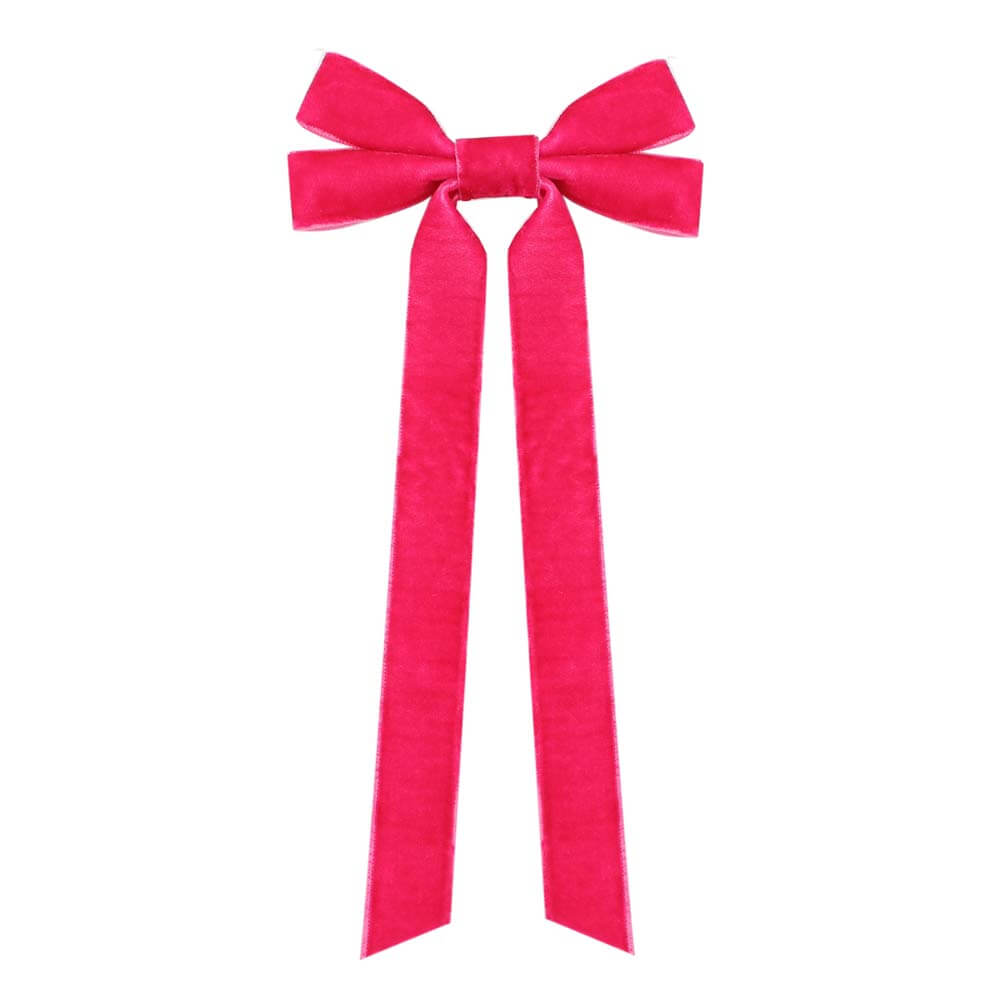pink velvet hairpins