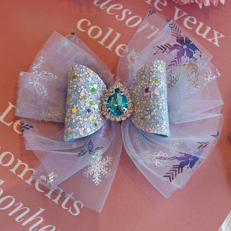 Tulle Hair Bows for Girls