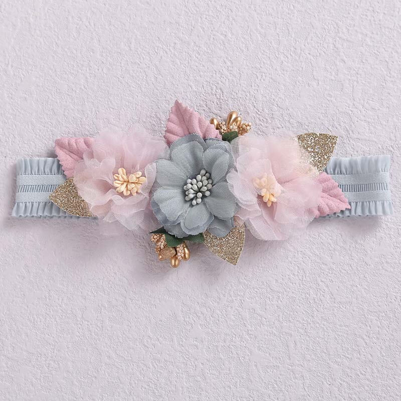 Chiffon Flower Baby Headbands