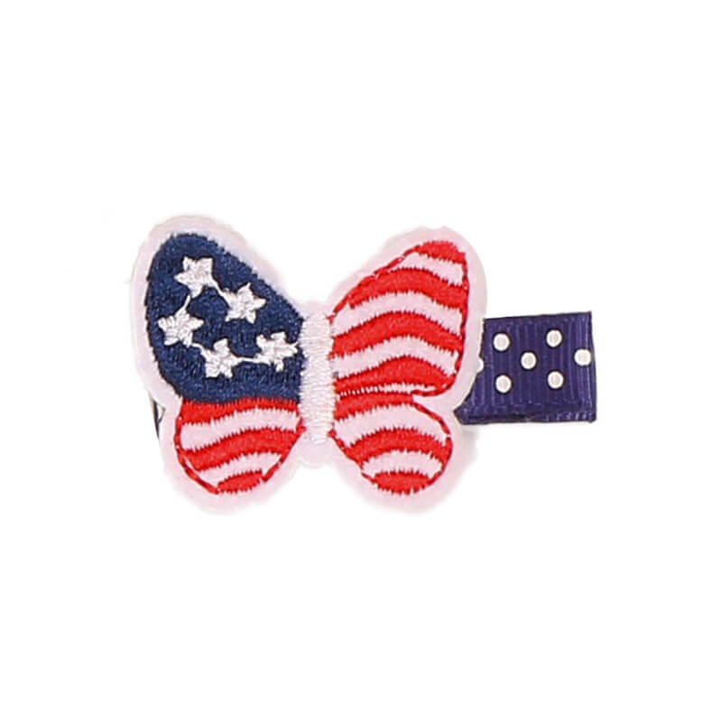 4th of July Mini Hair Clips