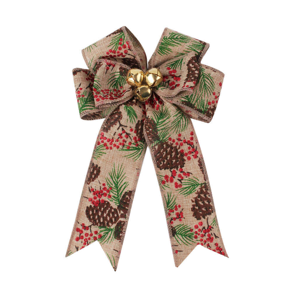 Christmas Decor Bows with Bells