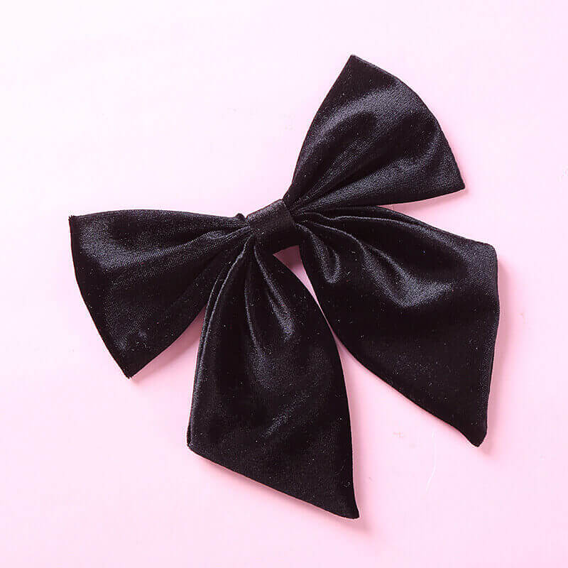 6 Inches Velvet Wine Cheer Bows