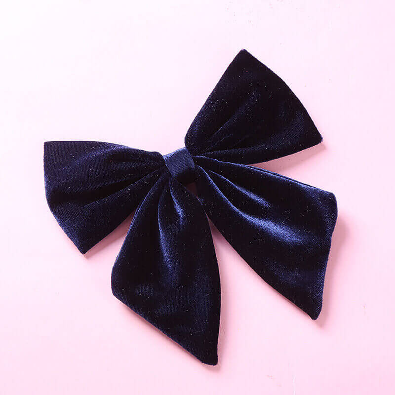 6 Inches Velvet Wine Cheer Bows