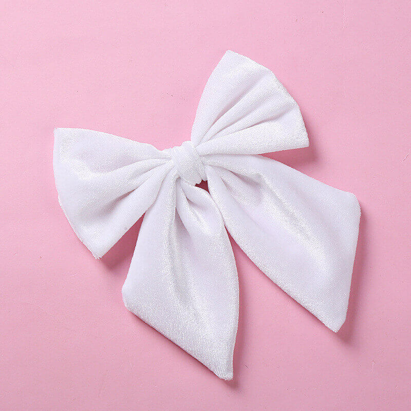 6 Inches Velvet Plush Cheer Bows