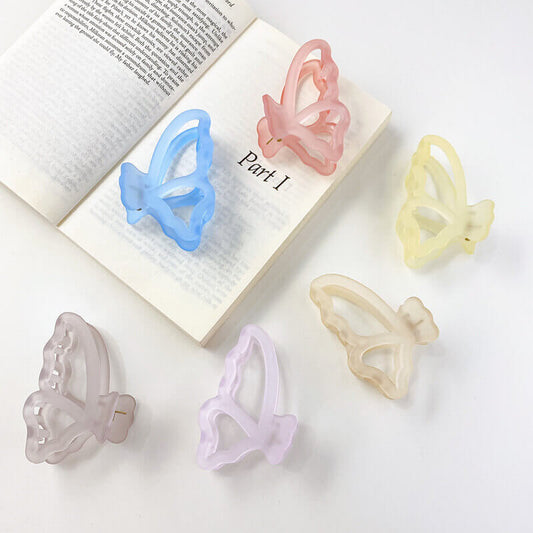 Hollow Butterfly Hair Claw Clips