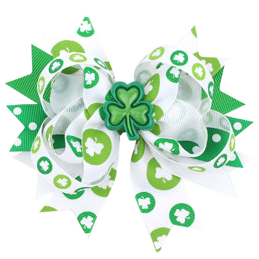 St. Patrick's hair bows