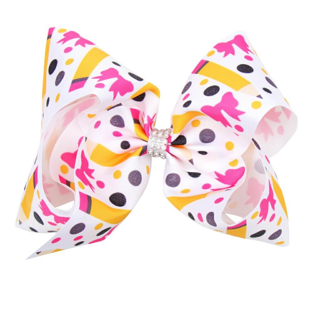 Back To School Large Hair Bows for Girls