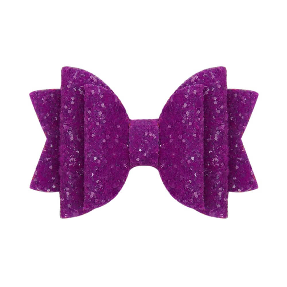 Boutique Glitter Hair Bows with Clips