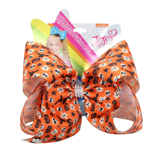 Jumbo Halloween Print Jojo Hair Bows