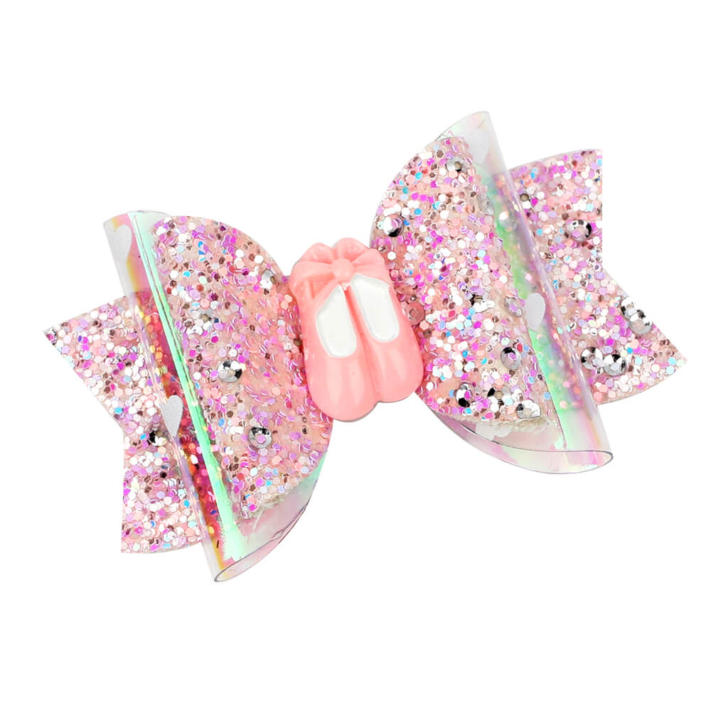 Ballet Girl Jelly Hair Bow Clips