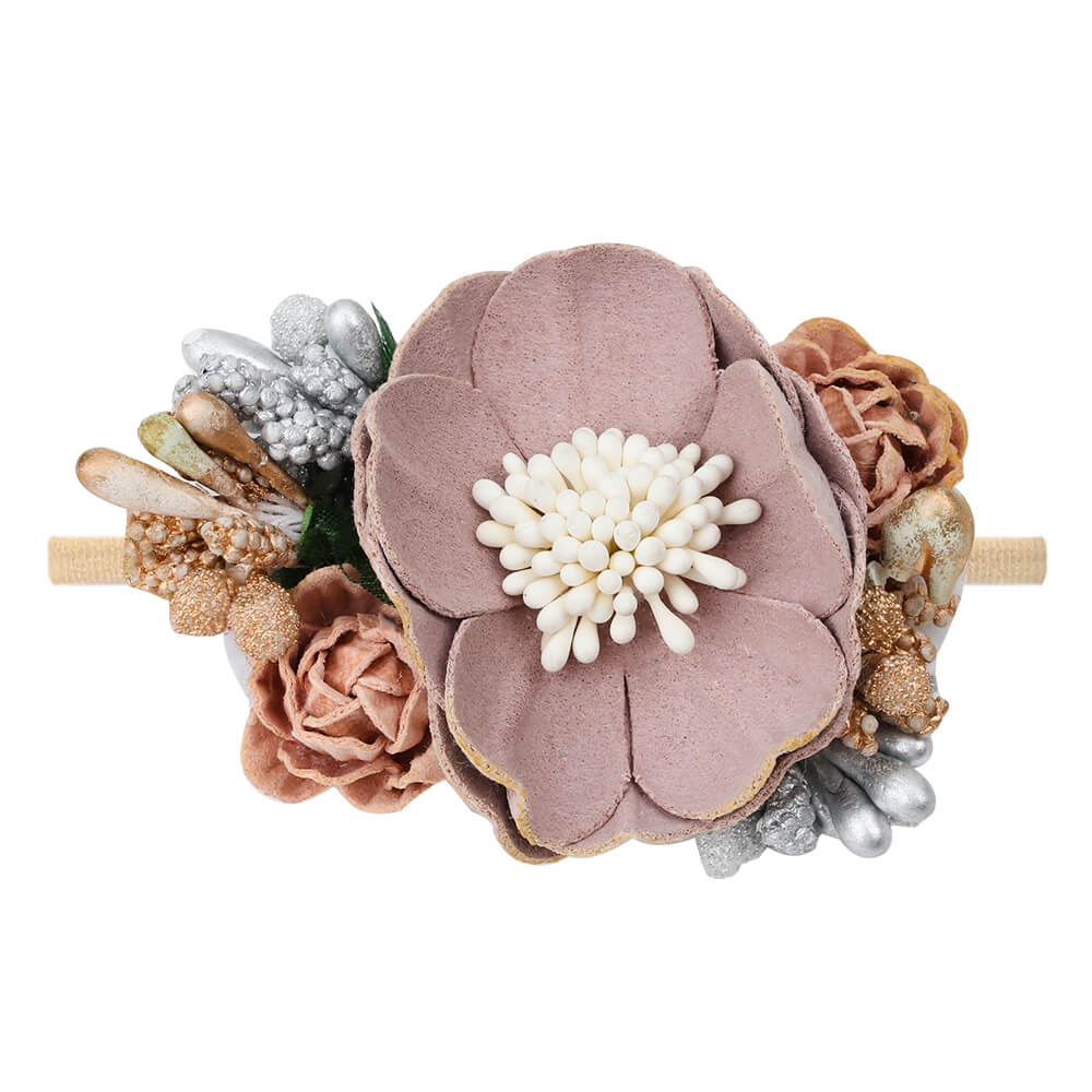 fake flower headband for baby