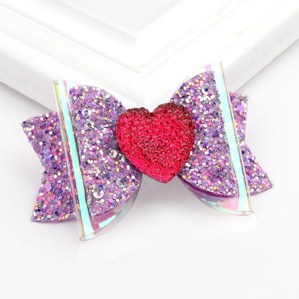 glitter hairpins