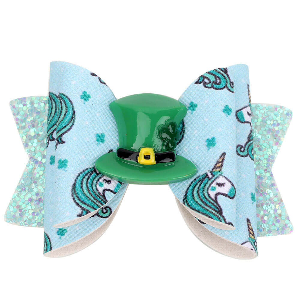 St. Patrick's Hats Hair Clips