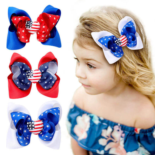 Independence Day Hair Bows