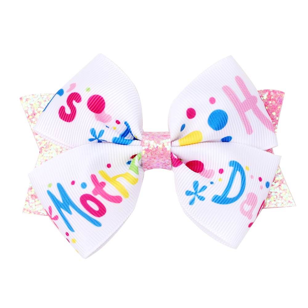 Cute Letters Hair Bows