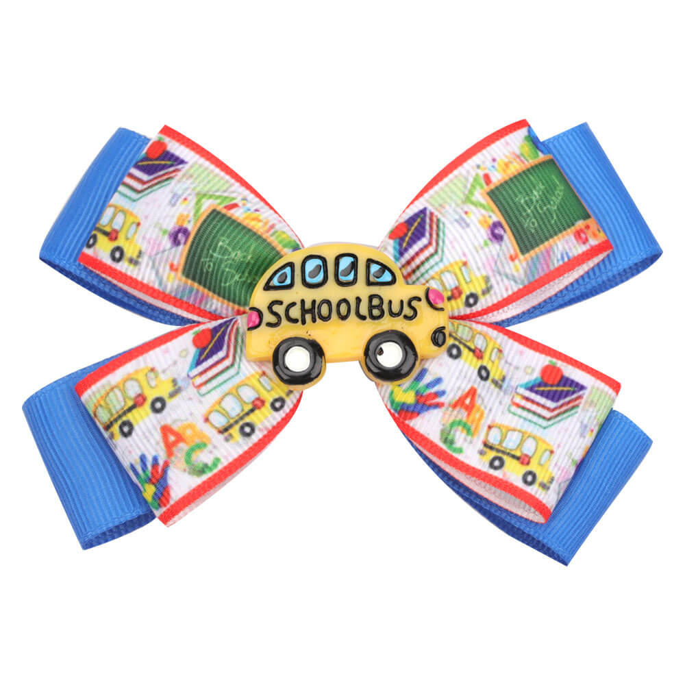 Back to School Hair Bows