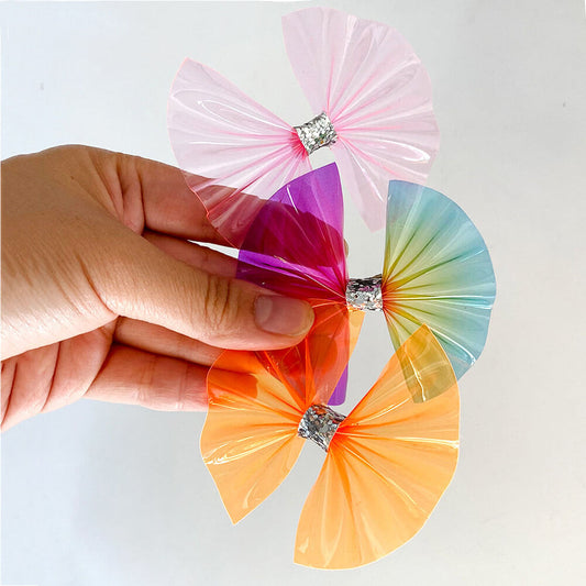 3 Inch Jelly PVC Hair Bows