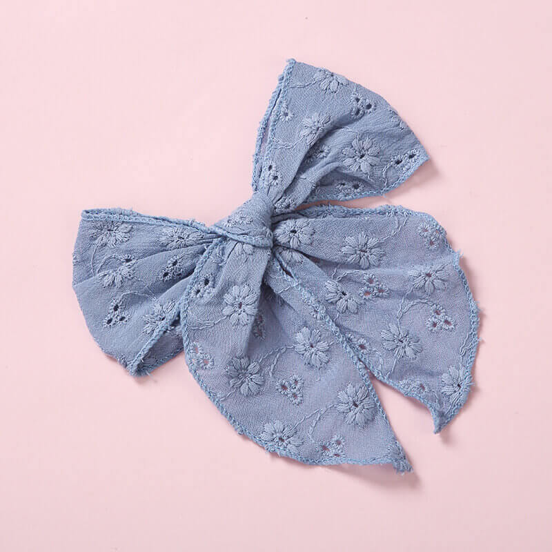 6" Lace Hair Bow