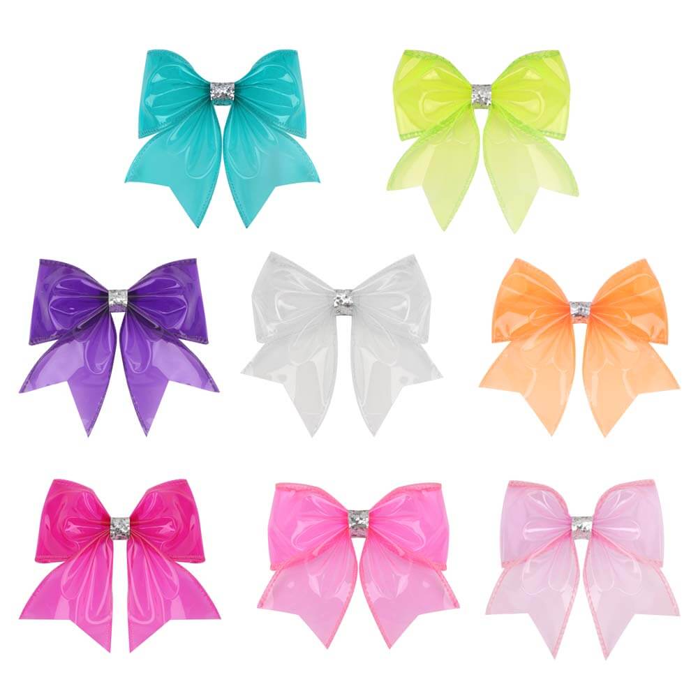 4 inch Summer Jelly Cheer Bows