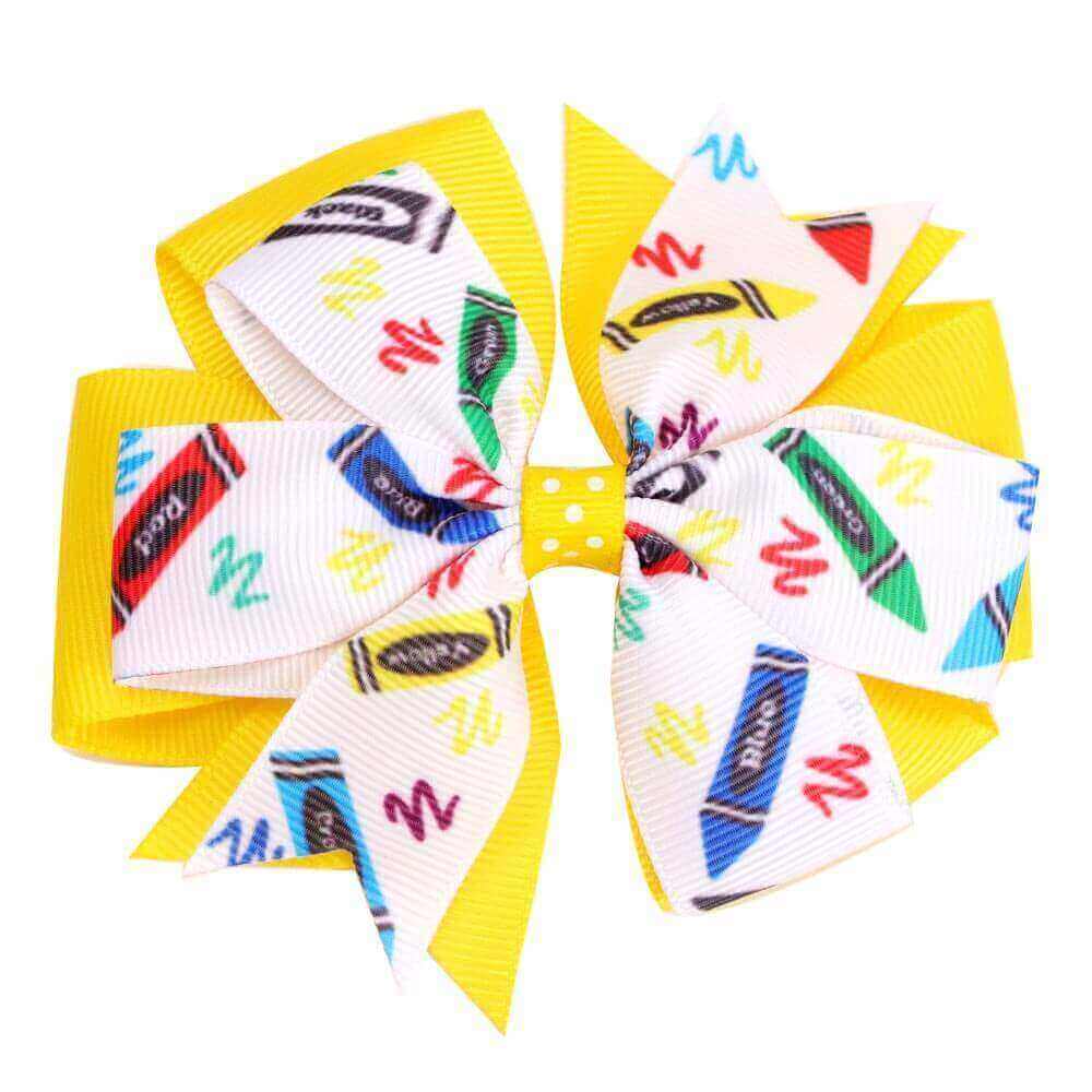 pencil hair bows