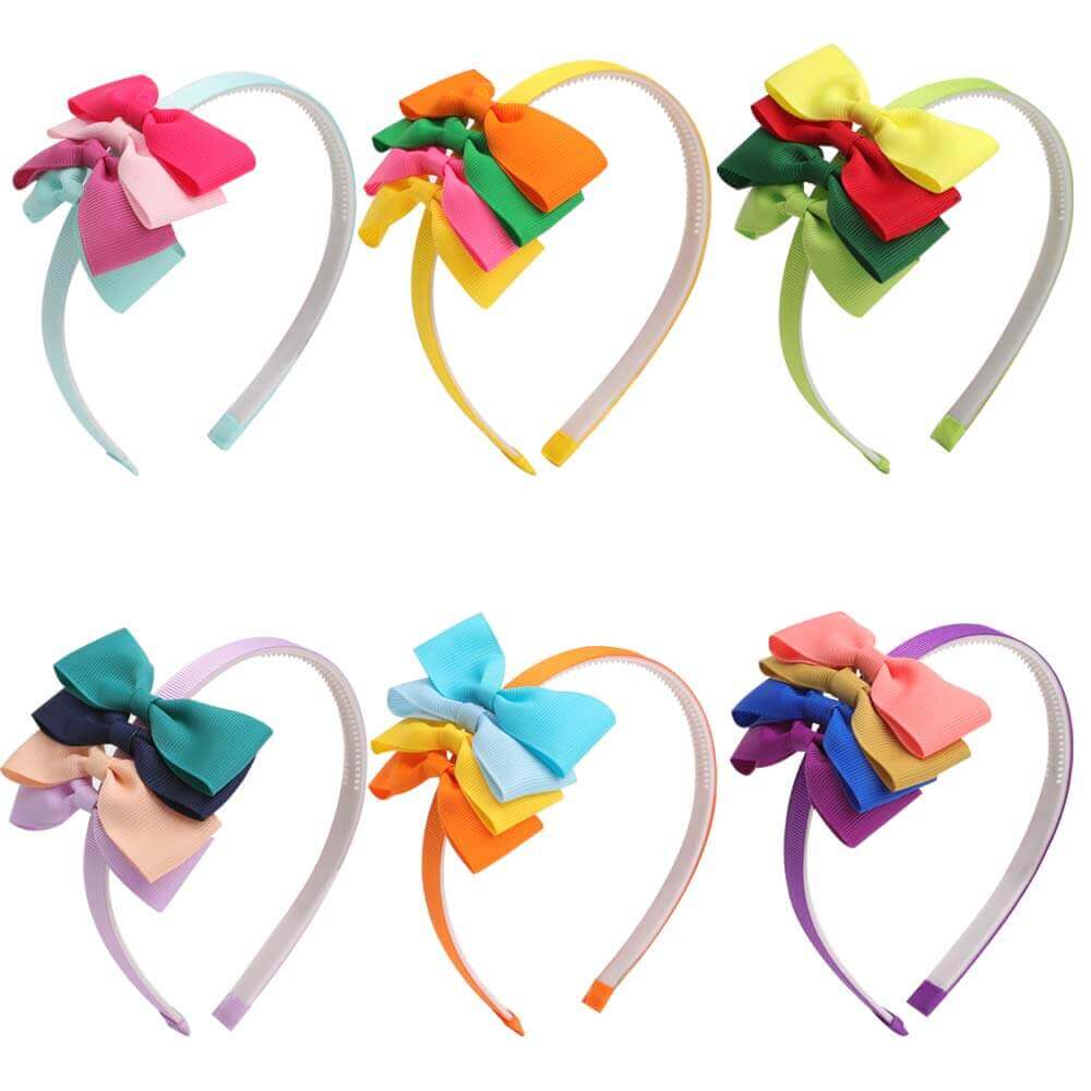 Colorful Bows Girl Hair Bands