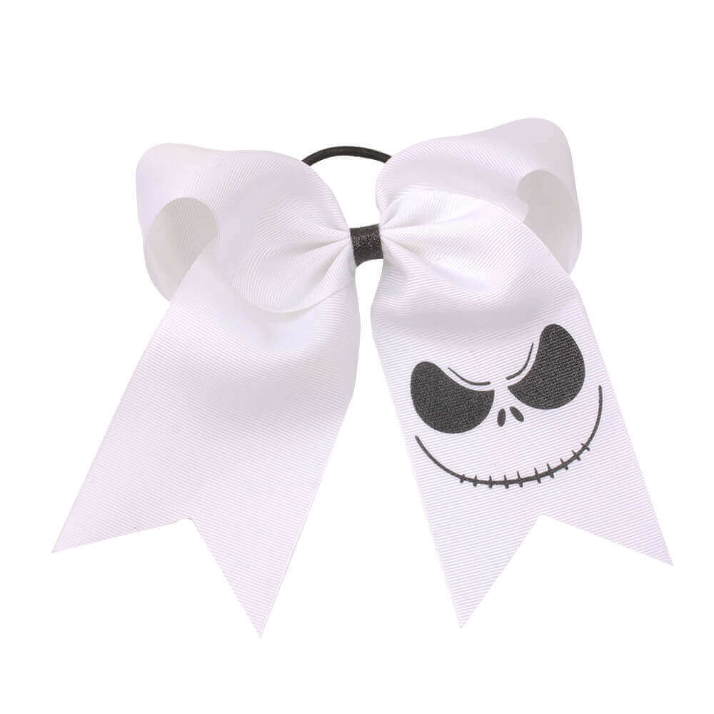 Halloween Skull Cheer Bows