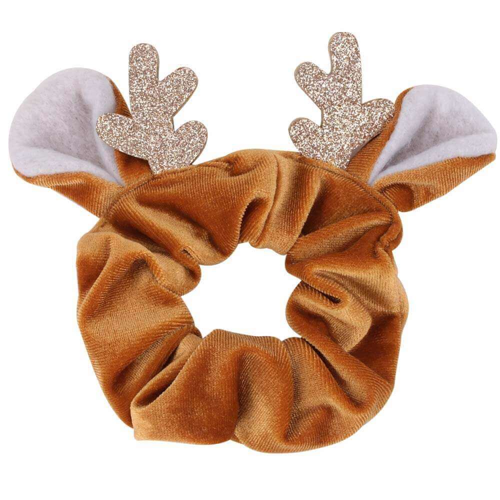 Cute Christmas Reindeer Scrunchie