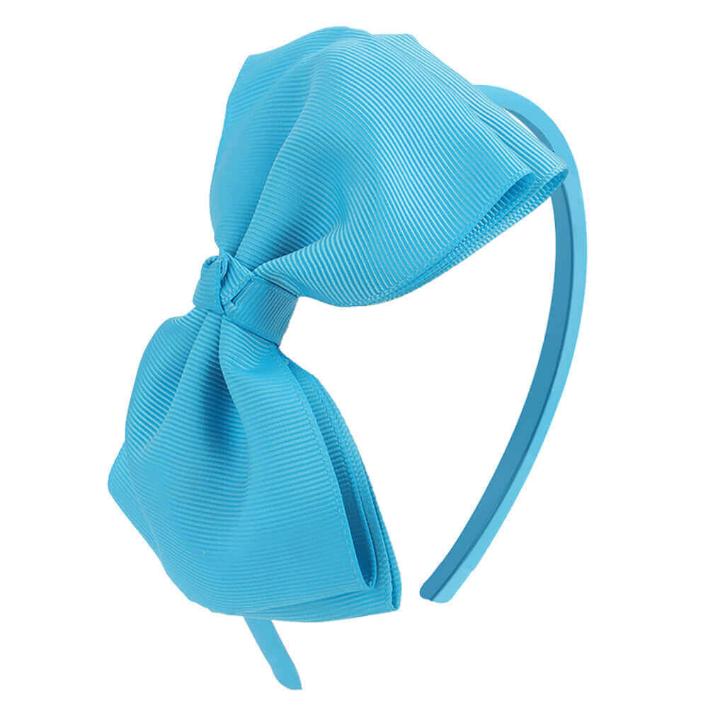 5PCS Solid Color Bow Hair Bands