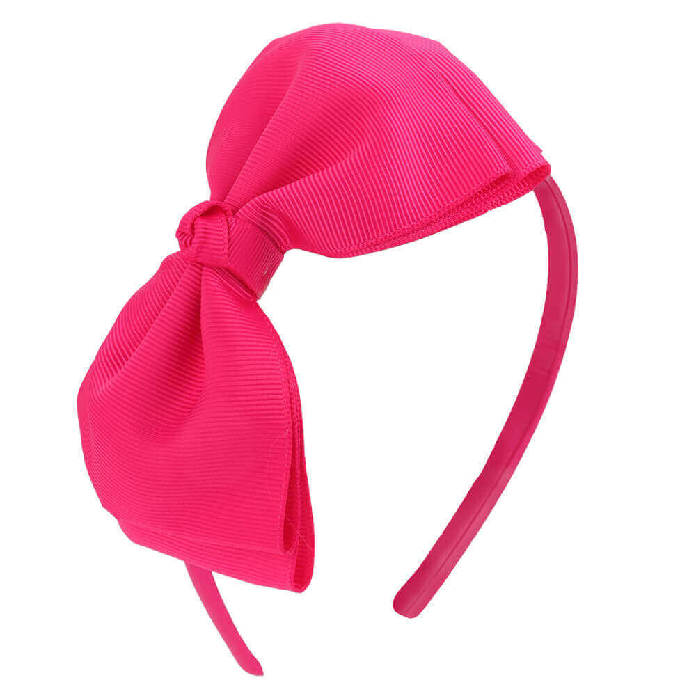 5PCS Solid Color Bow Hair Bands