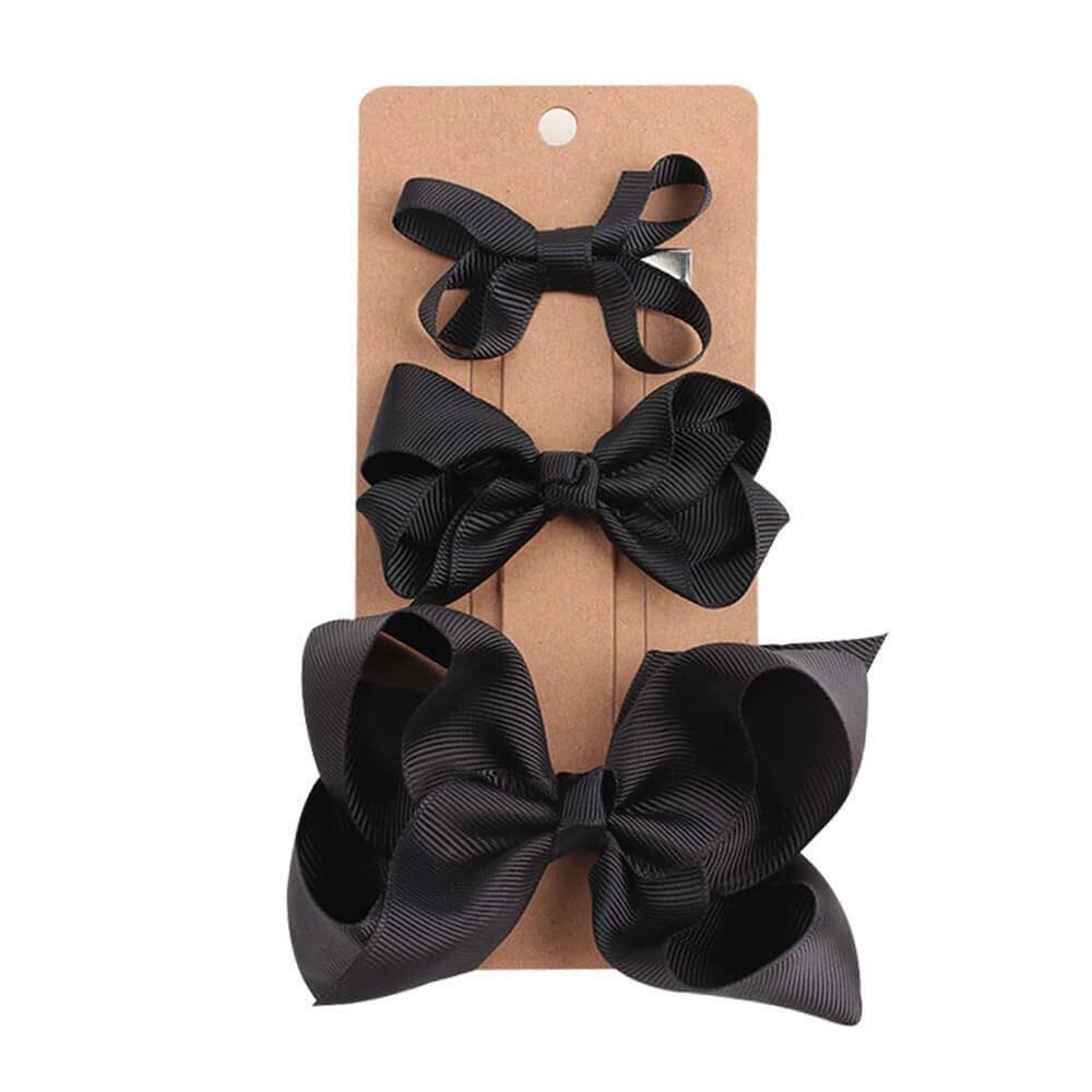 Classic Solid Color Jumbo Hair Bows